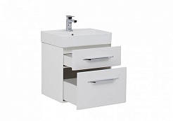 Aquanet Тумба с раковиной Виченца 60 белый – фотография-6