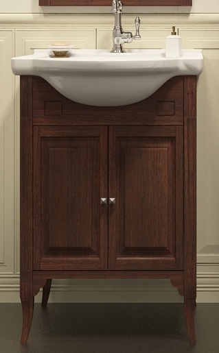 Opadiris Тумба с раковиной Глория 55 орех – фото-1