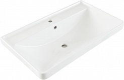 Aquanet Мебель для ванной Ирис New 80 подвесная белая глянцевая – фотография-14