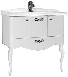 Акватон Тумба с раковиной "Венеция 90" белая – фотография-1