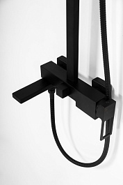 BelBagno Душевая система Luce LUC-VSCM-NERO чёрная – фотография-5