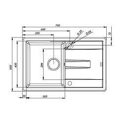 Iddis Мойка гранитная Vane G V13P781i87 песок – фотография-2