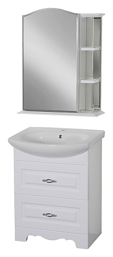 Aqualife Design Мебель для ванной "Дублин 65" матовый – фото-1