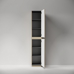 Sancos Шкаф пенал Folk Floor 35 капучино матовый – фотография-6