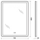 BelBagno Зеркало SPC-MAR-700-800-LED-TCH-WARM – фотография-16