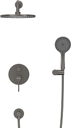 Cezares Душевая система RELAX-DSET-GM оружейная сталь – фотография-3