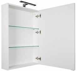 Aquanet Зеркальный шкаф "Алвита 60" белый – фотография-4