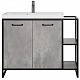 Style Line Мебель для ванной Лофт Classic 80/100 L бетон – картинка-19
