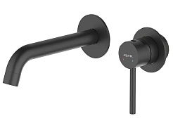 Aquatek Смеситель для раковины Европа AQ1313MB матовый черный – фотография-1