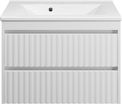 Brevita Мебель для ванной Balaton 80 R белая – фотография-3