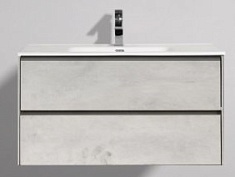 BelBagno Тумба с раковиной PIETRA 1000 Stucco Cemento Leggero