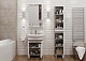 Onika Мебель для ванной Харпер 50.10 белая матовая/мешковина – фотография-27