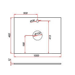 Зов Тумба под раковину Севилья 100 подвесная фисташковый/столешница куритиба – фотография-5