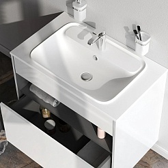 Am.Pm Мебельная раковина Func 80 белая матовая – фотография-4