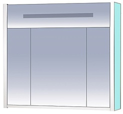 Misty Зеркальный шкаф Джулия 85 голубой – фотография-1