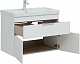 Aquanet Мебель для ванной Ирис New 80 подвесная белая глянцевая – картинка-28