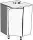 Corozo Тумба под раковину Сириус 40 угловая белая – картинка-10