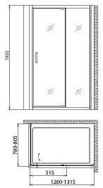 Gemy Душевой уголок Sunny Bay S28191D-A80 – фотография-2