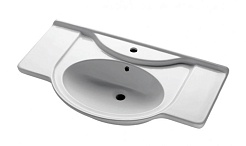 Opadiris Тумба с раковиной Клио 80 слоновая кость – фотография-5