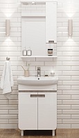 Onika Мебель для ванной Харпер 50.10 белая глянцевая/мешковина