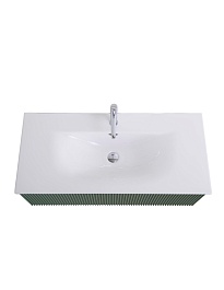BelBagno Тумба с раковиной Uno 100 с 1 ящиком подвесная Еловый матовый с раковиной BB-8099-100 – фотография-8