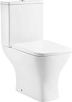 Azario Унитаз-компакт Nigel AZ-55 безободковый с бачком с сиденьем микролифт белый