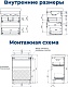 Aquanet Тумба под раковину Слим 60 белый сатин – картинка-22