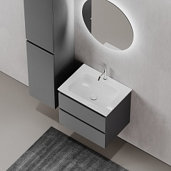 Sancos Тумба под раковину Folk 60 grey soft – фотография-5