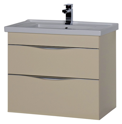 Aquanet Тумба с раковиной "Эвора 80" сливочная – фото-1