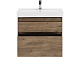 Aquanet Тумба с раковиной Nova Lite 75 2 ящика, дуб рустикальный – фотография-18
