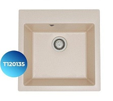 Teymi Мойка кухонная Lori Box 51 матовая бежевая