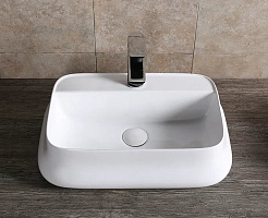 Ceruttispa Раковина накладная 53 CR0061 белая – фотография-3