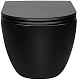 Vincea Унитаз подвесной Evo VT1-34MB безободковый черный матовый – картинка-11
