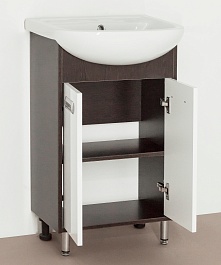 Style Line Мебель для ванной Эко Стиль W №9 50 (Ладога) белая/венге – фотография-3