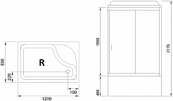 Royal Bath Душевая кабина RB8120BP5-WC-R – фотография-3