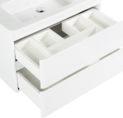 BelBagno Тумба под раковину Albano-Cer 105 подвесная Bianco Lucido – фотография-6