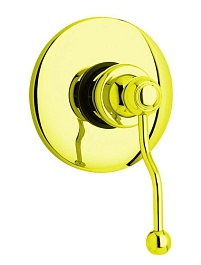 Paini Смеситель для душа Duomo 88OP690 встраиваемый, золото – фотография-1