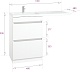 Onika Тумба под раковину Милтон 48 под стиральную машину белая – фотография-8