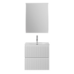 BelBagno Тумба с раковиной Uno 70 подвесная Bianco Opaco с раковиной BB-8099-70 – фотография-13