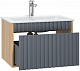 Onika Мебель для ванной Дайлер 60 подвесная графит/дуб сонома – фотография-30