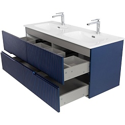 Cezares Тумба под раковину Duet-N 120 с 4 ящиками подвесная sapfiro – фотография-4