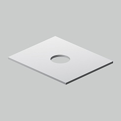 Am.Pm Столешница Func 60x50 белая глянцевая – фотография-2