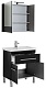 Aquanet Мебель для ванной "Сиена 70" черная напольная (196501) – фотография-9
