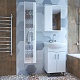 Mixline Мебель для ванной Формат 52 L белая – фотография-14