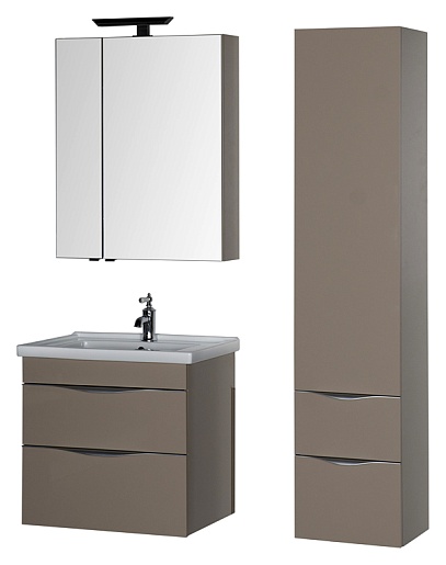 Aquanet Мебель для ванной "Эвора 70" капучино – картинка-5