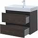 Aquanet Мебель для ванной Nova Lite 75 подвесная дуб черный – картинка-27