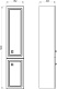 ASB-Woodline Шкаф пенал Каталина 35 R подвесной grey – фотография-12