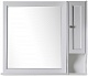 ASB-Woodline Мебель для ванной Гранда 105, белый (патина серебро), массив ясеня – фотография-19