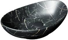 Teymi Раковина накладная Lori 60 T50499 черный мрамор