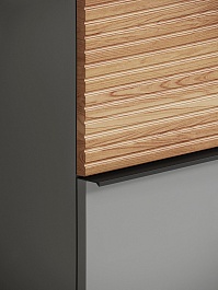 Sancos Тумба с раковиной Delta 100 дуб красный/графит раковина Grace 101 CN7013 – фотография-9